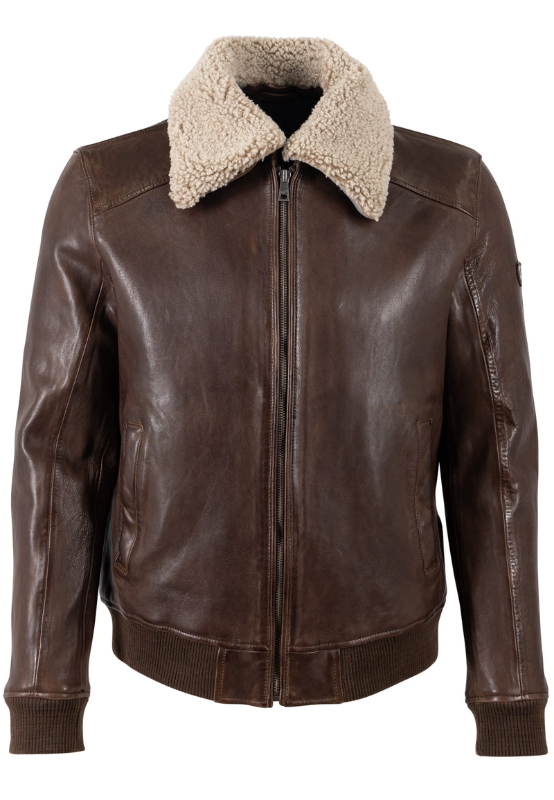 Lederjacke 1201-0773 brown