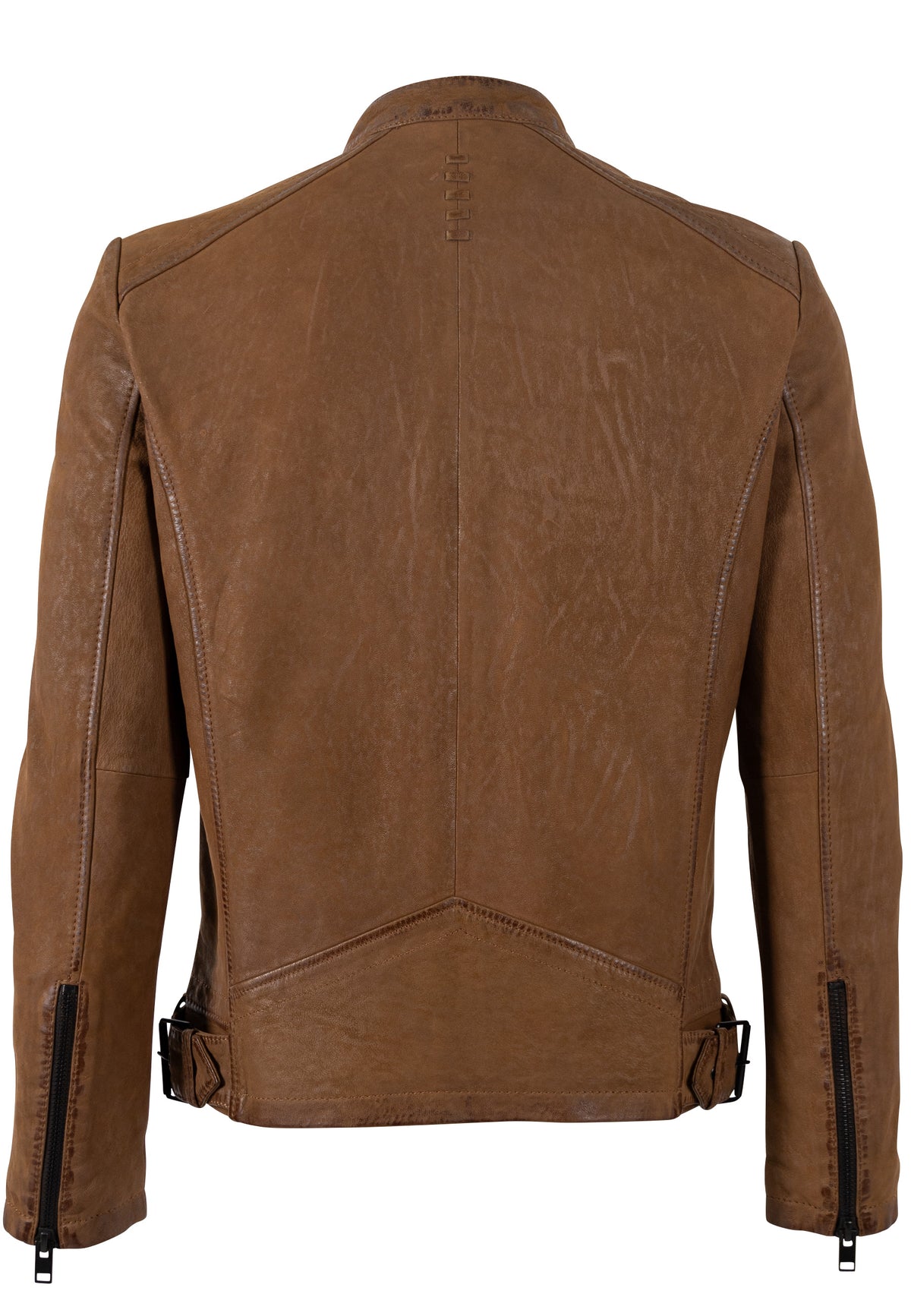 Bikerjacke 1201-0780 dark camel