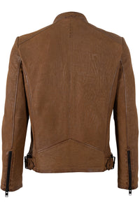 Bikerjacke 1201-0780 dark camel