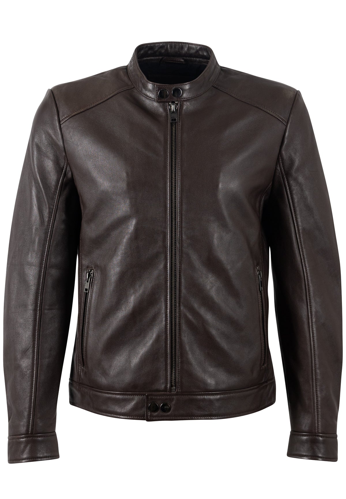 Lederjacke 1201-0781 dark brown