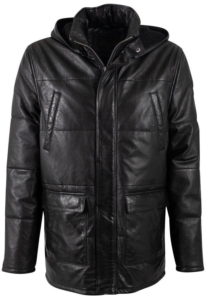 Lederjacke 1201-0788 dark anthracite