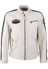 Bikerjacke 1201-0791 offwhite
