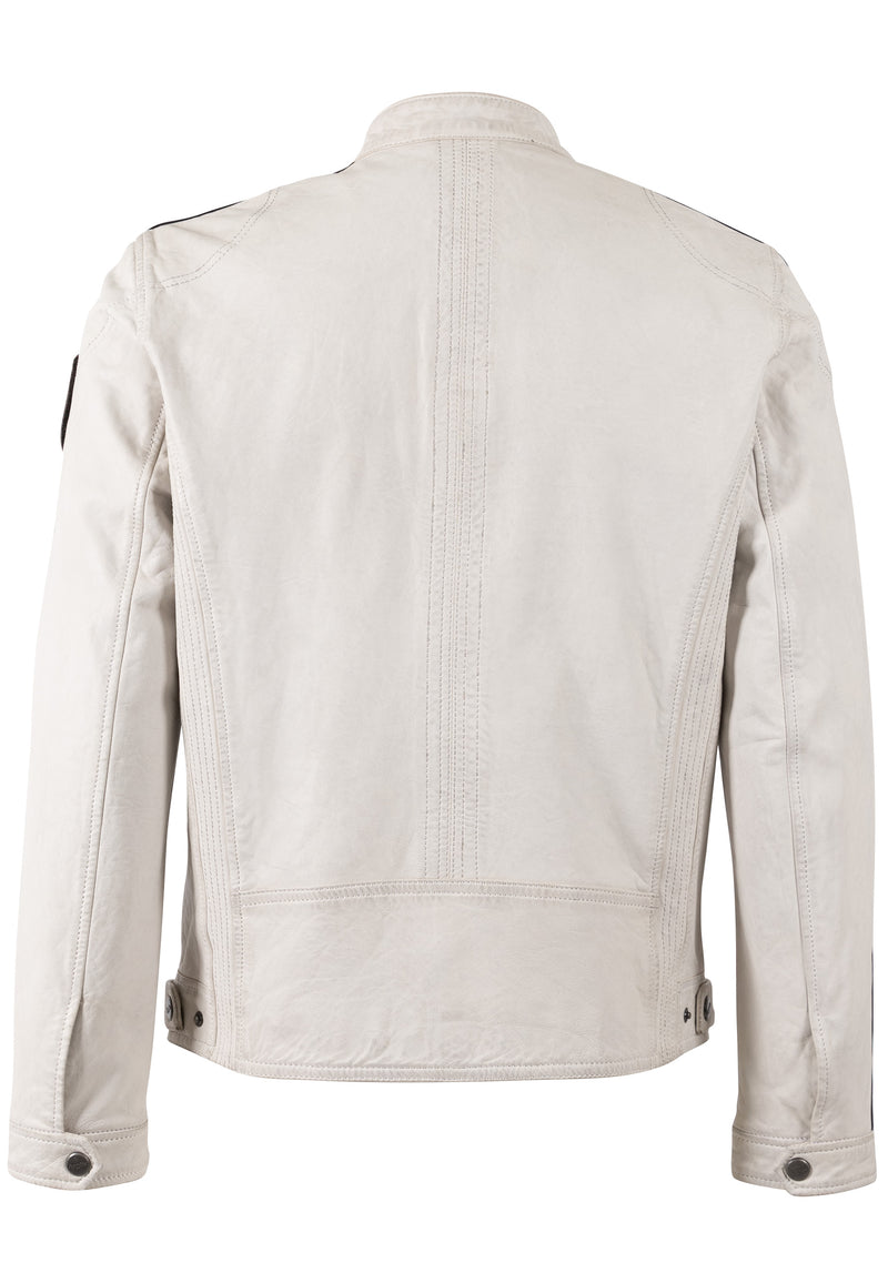 Bikerjacke 1201-0791 offwhite