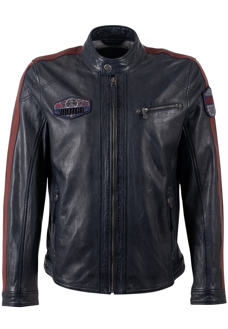 Bikerjacke 1201-0791 navy