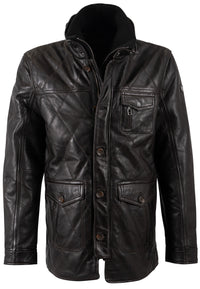 Lederjacke 1201-0792 dark brown