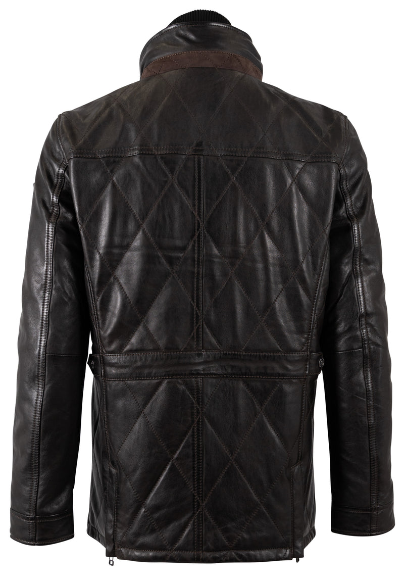 Lederjacke 1201-0792 dark brown