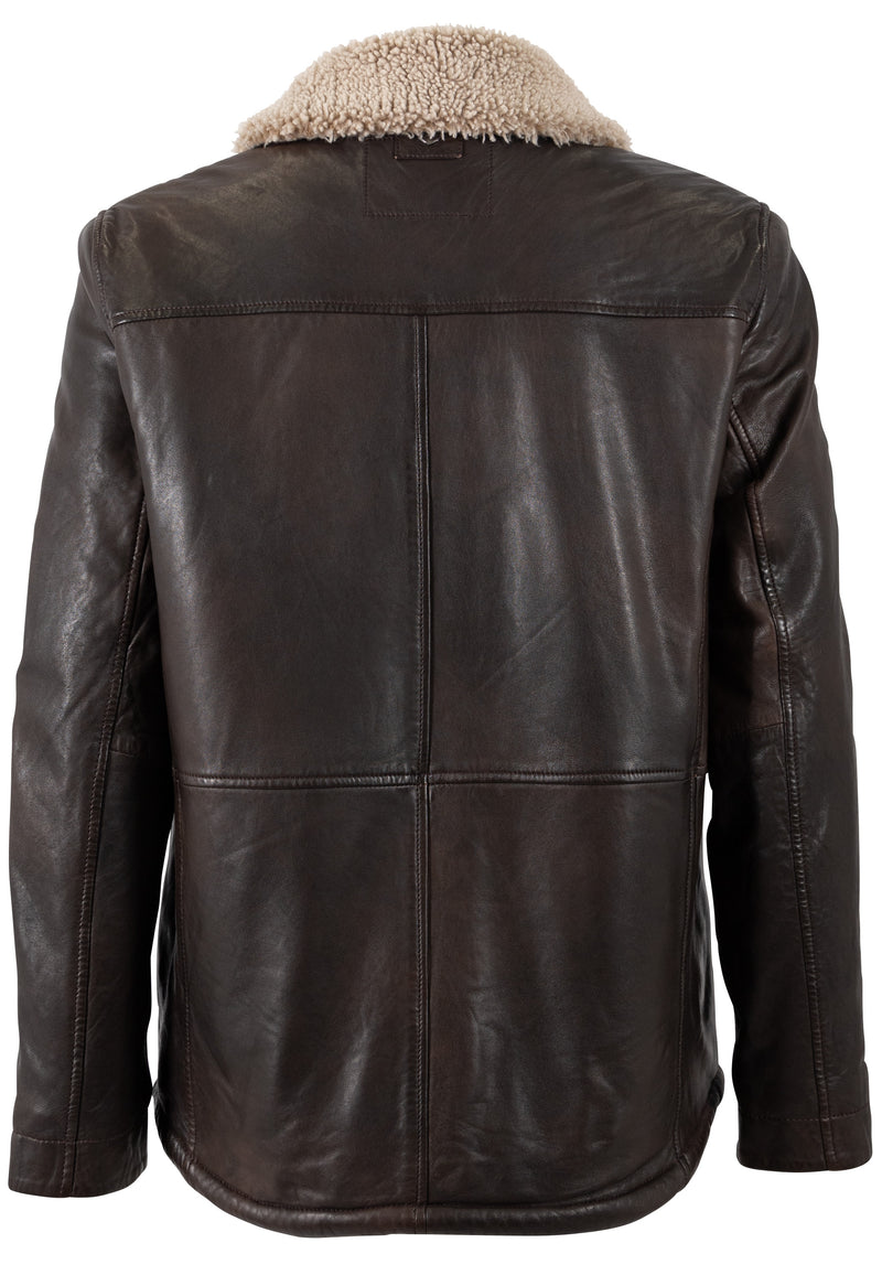 Lederjacke 1201-0796 antique brown