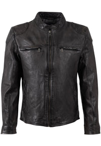 Lederjacke 1201-0811 dark anthracite