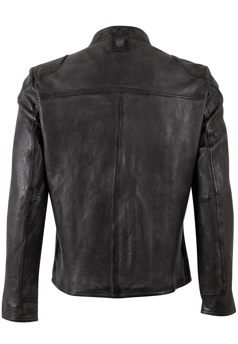 Lederjacke 1201-0811 dark anthracite