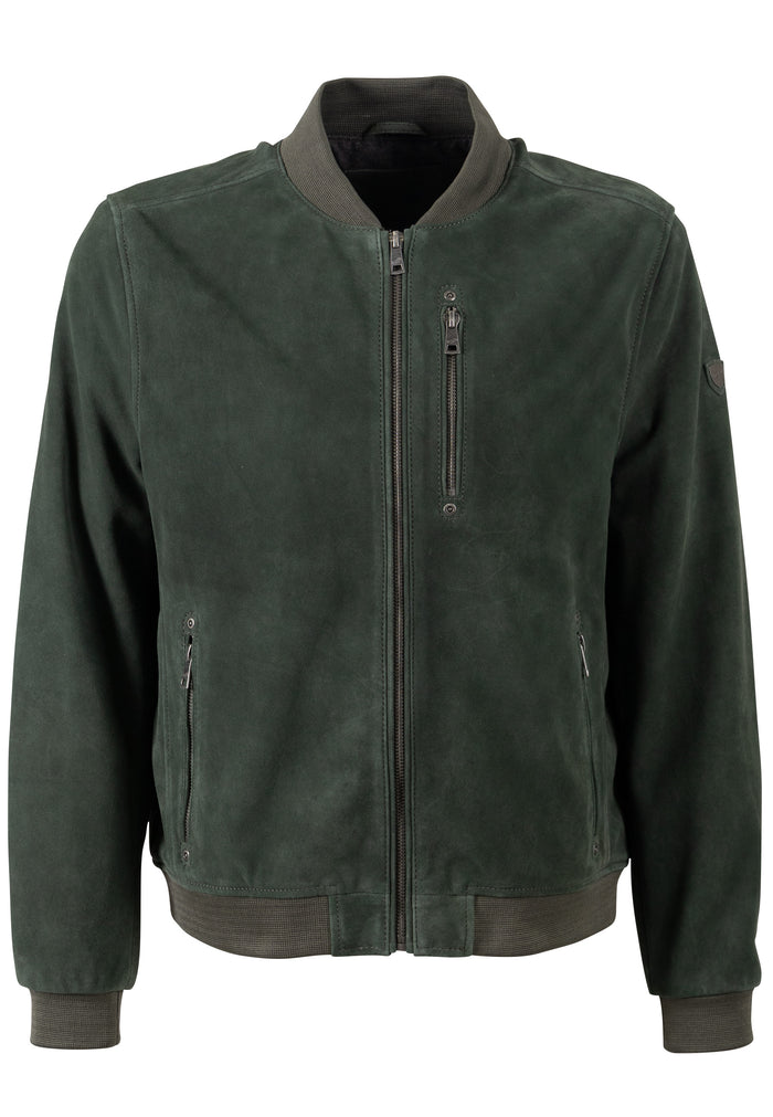 Lederjacke 1201-0856 dark green
