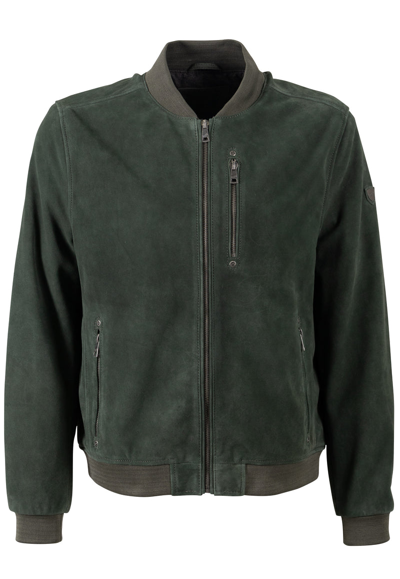 Lederjacke 1201-0856 dark green