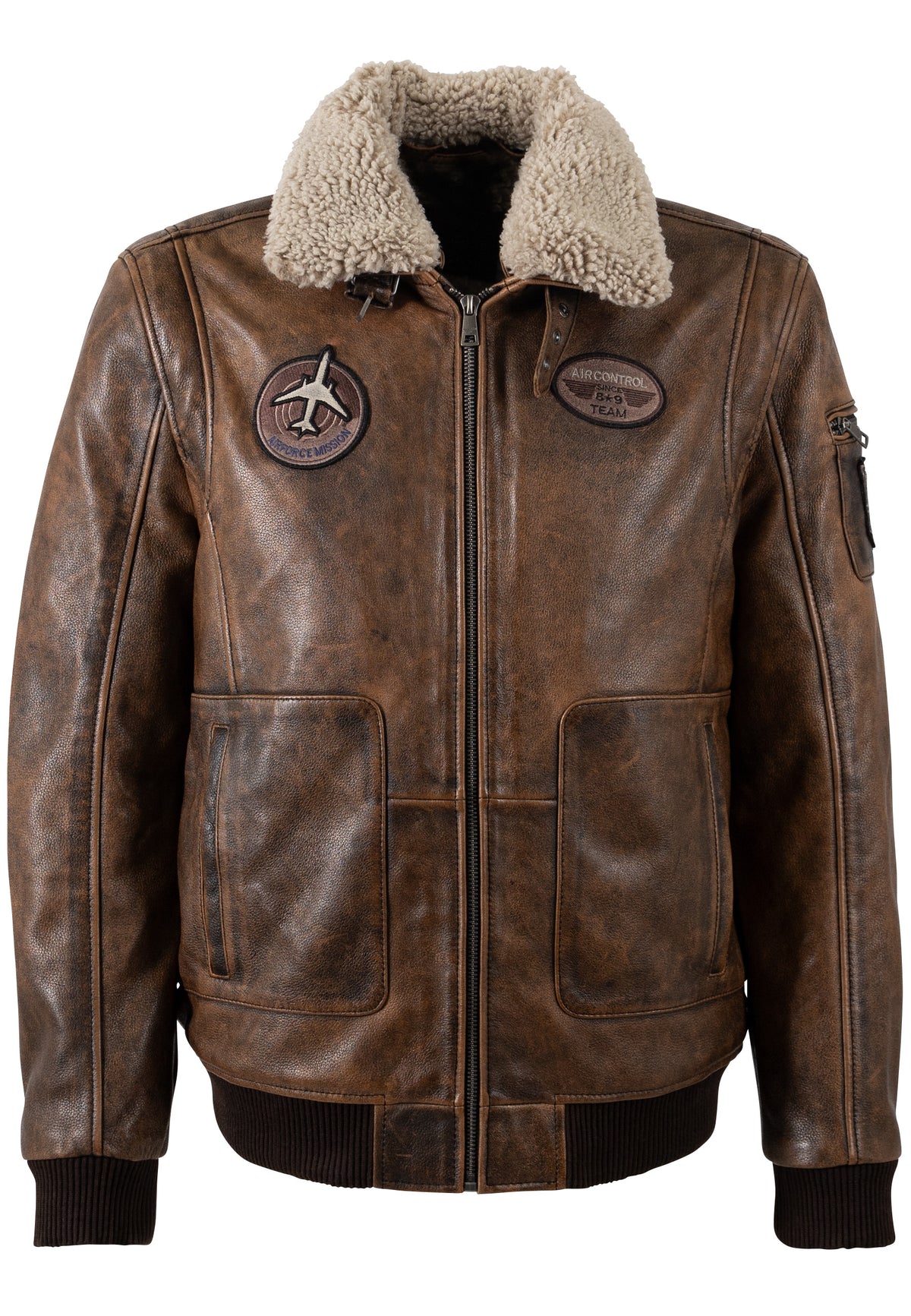 Lederjacke 1201-0859 brown 