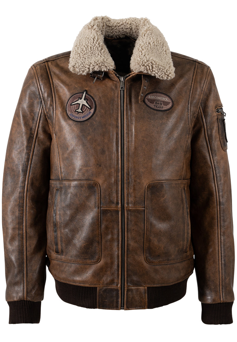 Lederjacke 1201-0859 brown 