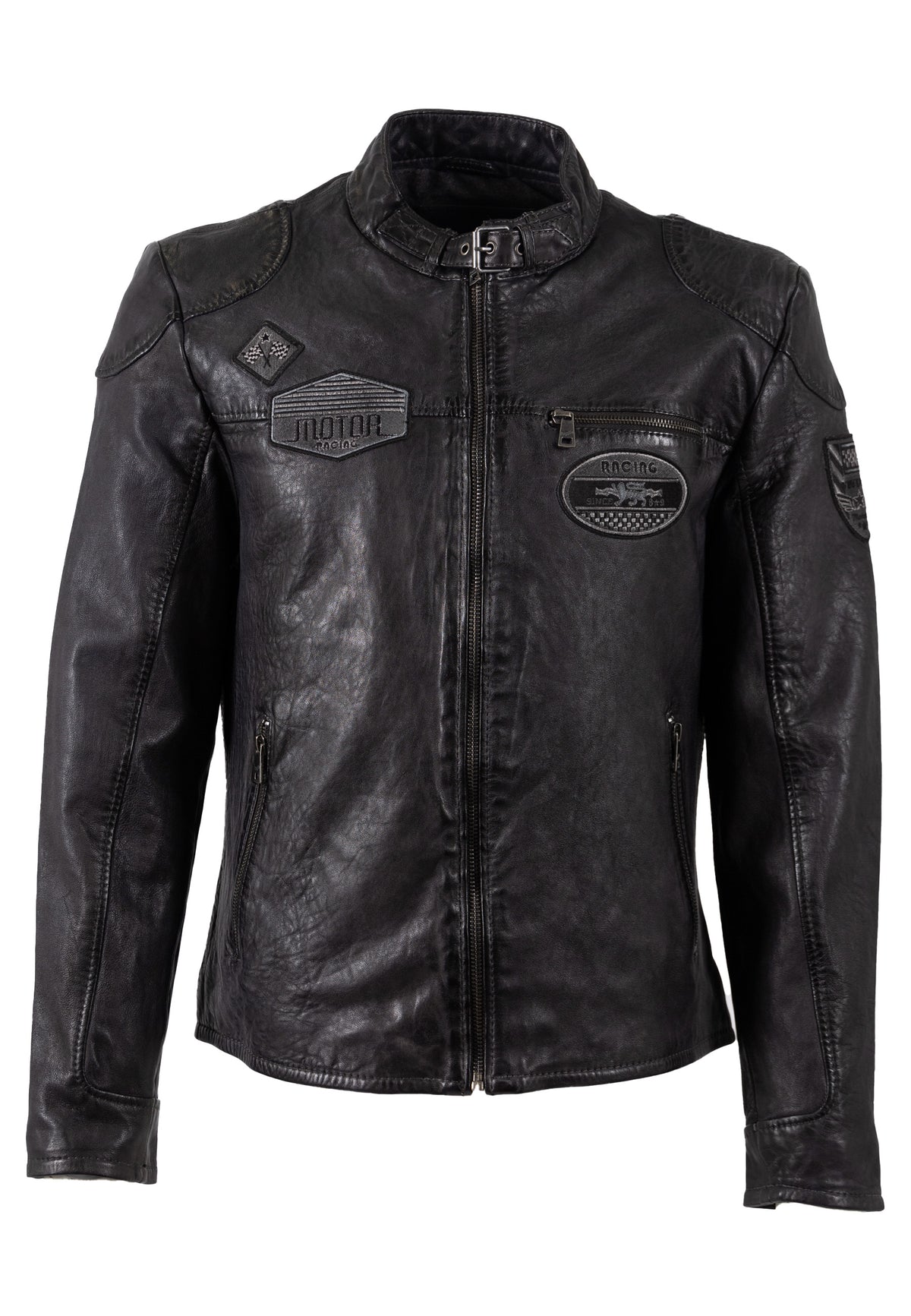 Bikerjacke 1201-0860 dark anthracite