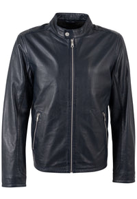 Lederjacke 1201-0903 navy