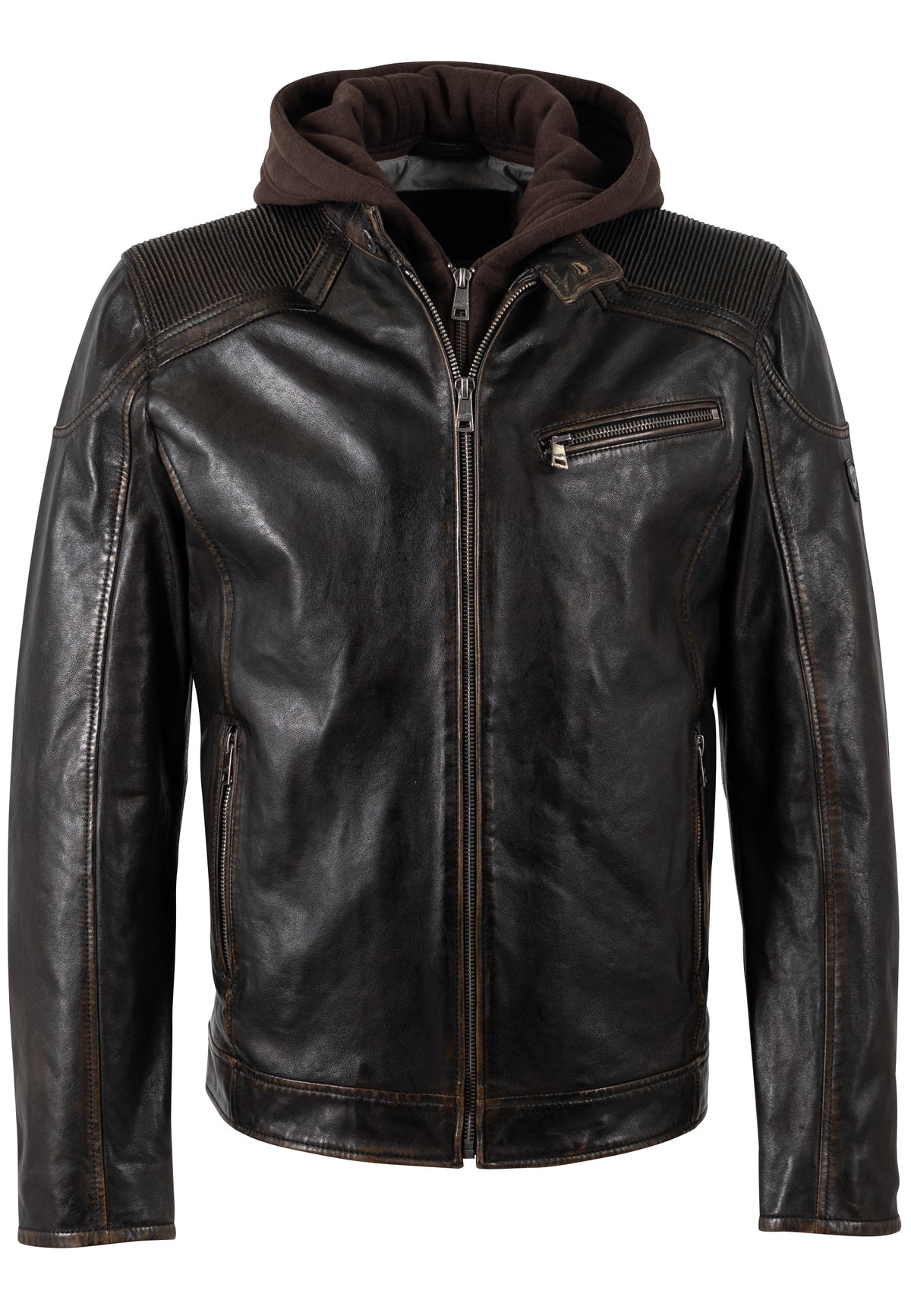 Bikerjacke 1201-0927 vintage black