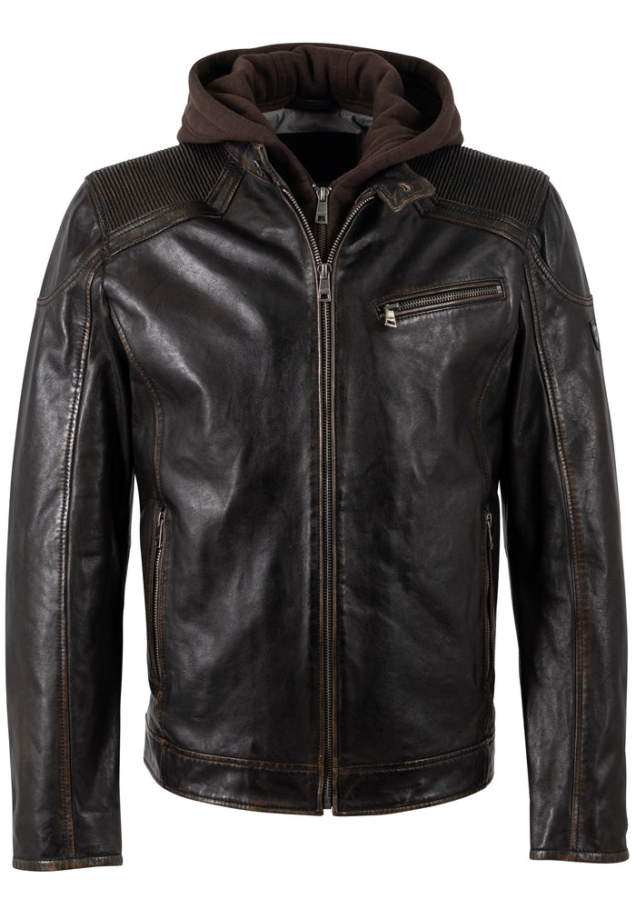 Bikerjacke 1201-0927 vintage black