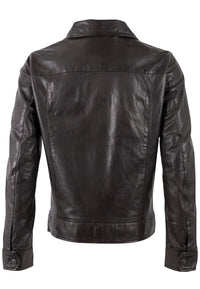 Lederjacke 1201-0949 dark brown