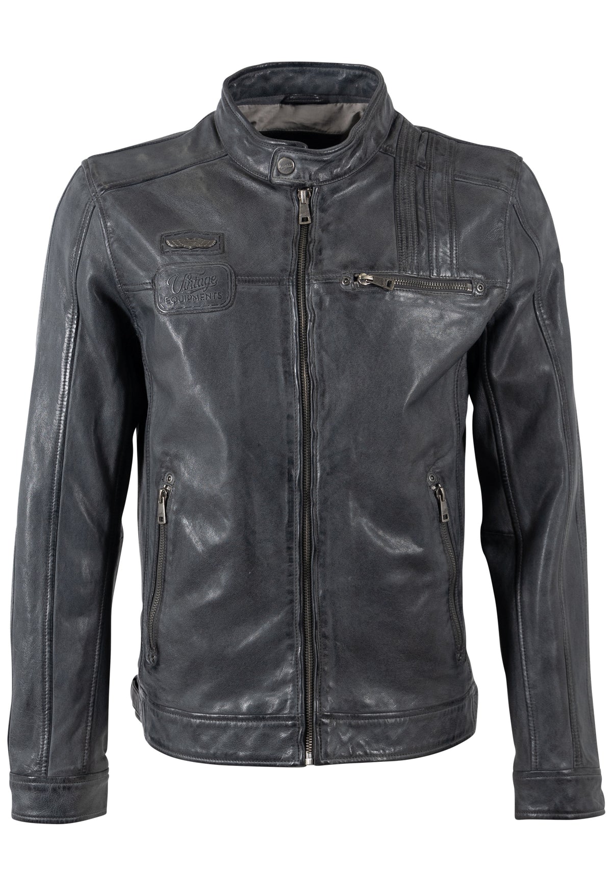 Lederjacke 1201-0991 anthracite