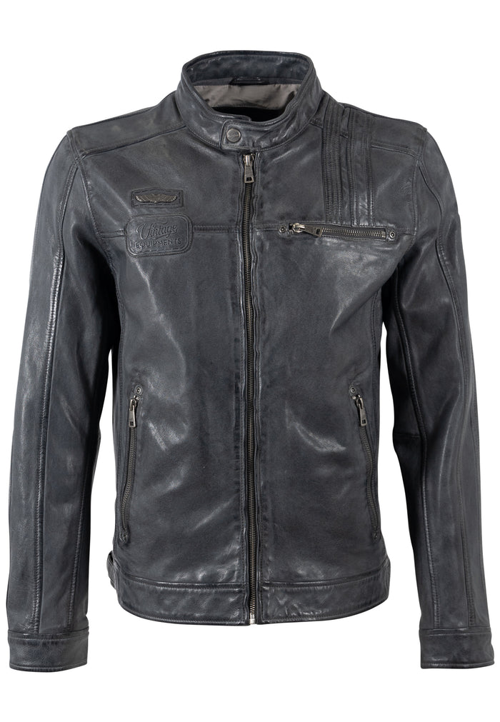 Lederjacke 1201-0991 anthracite