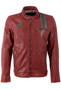 Lederjacke 1201-0991 red