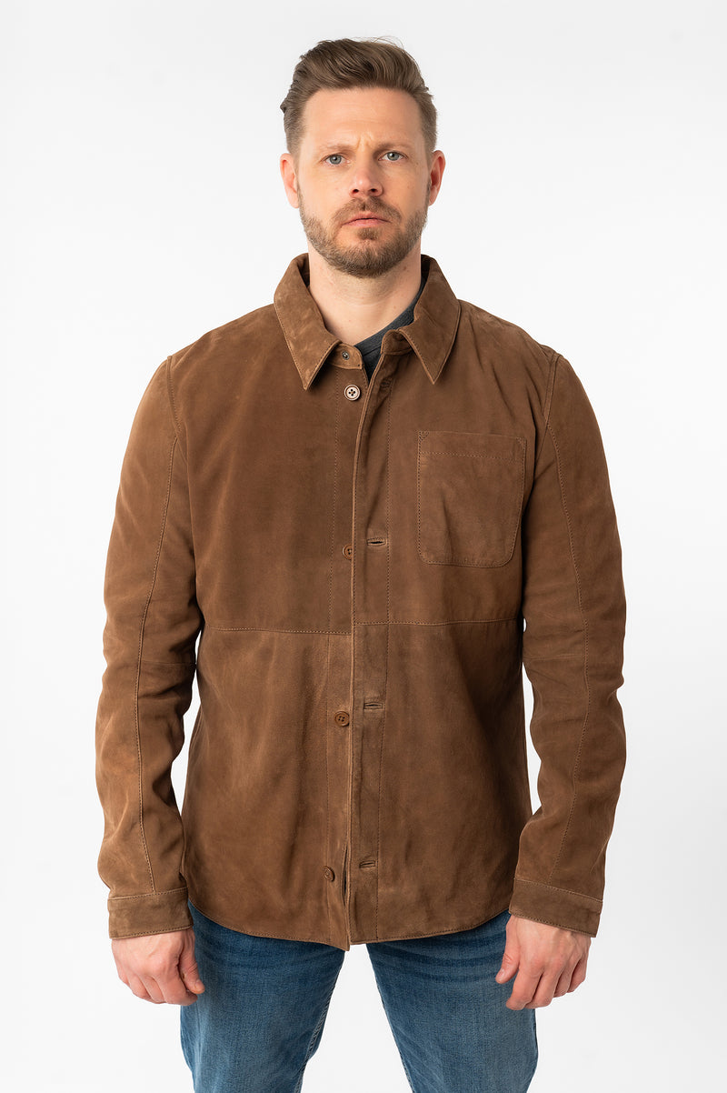 Lederhemd 1206-0012 light brown
