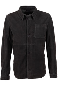 Lederhemd 1206-0012 dark anthracite