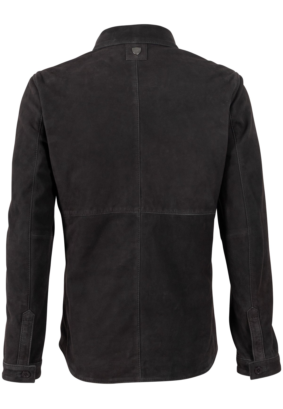 Lederhemd 1206-0012 dark anthracite