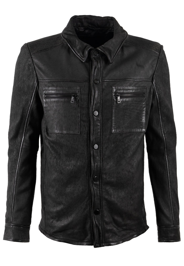 Ledershirt 1206-0016 black