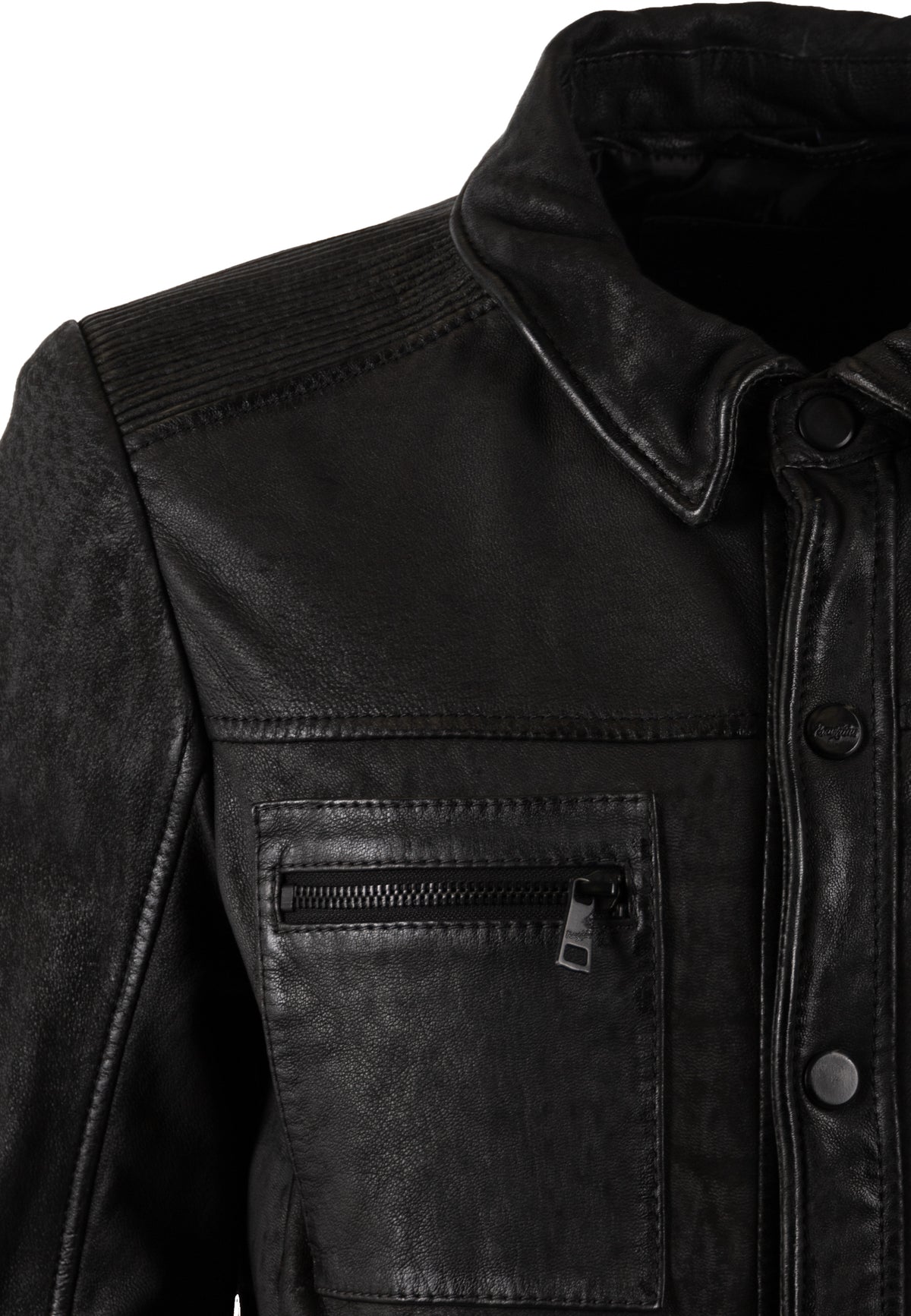 Ledershirt 1206-0016 black