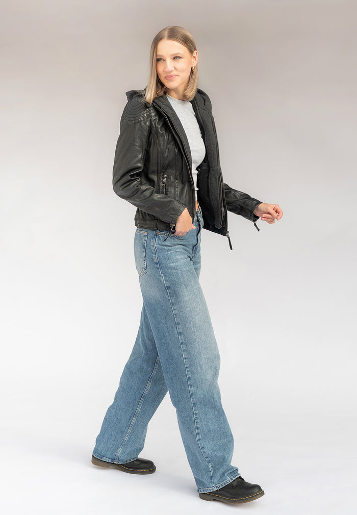 Lederjacke 1801-0001 black