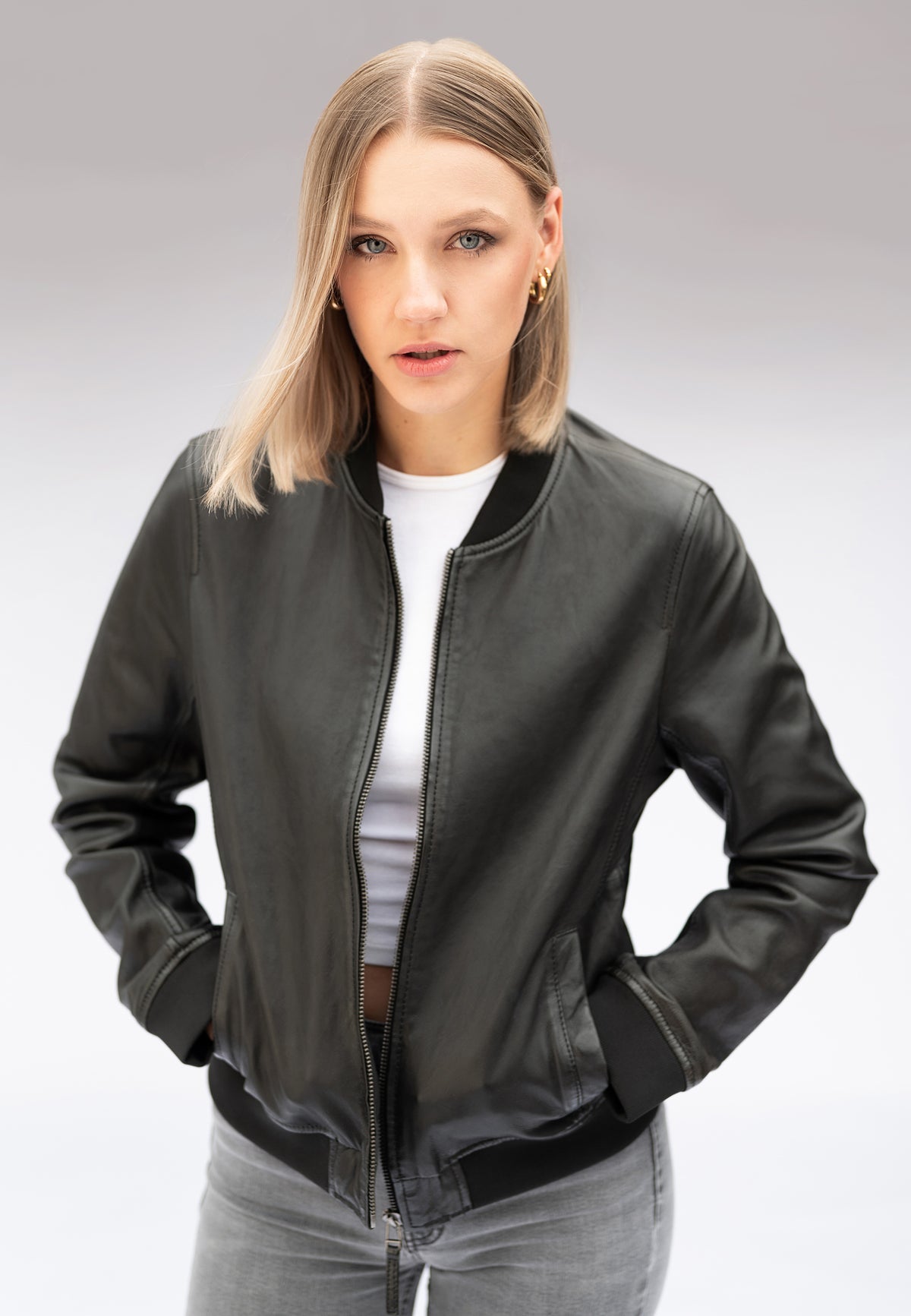 Lederjacke 1801-0010 black