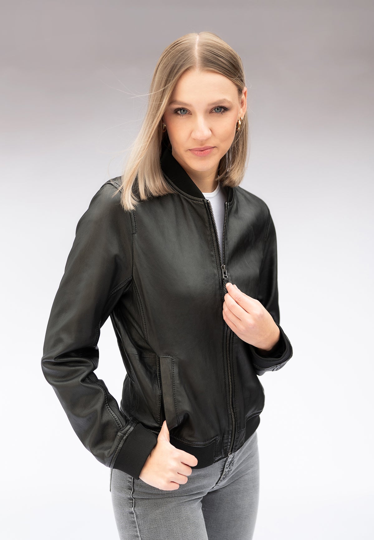Lederjacke 1801-0010 black