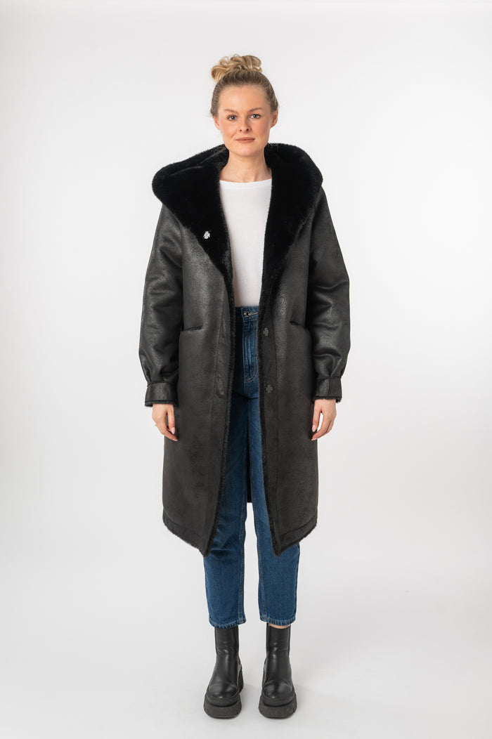 Damen Mantel 2102-0019 black