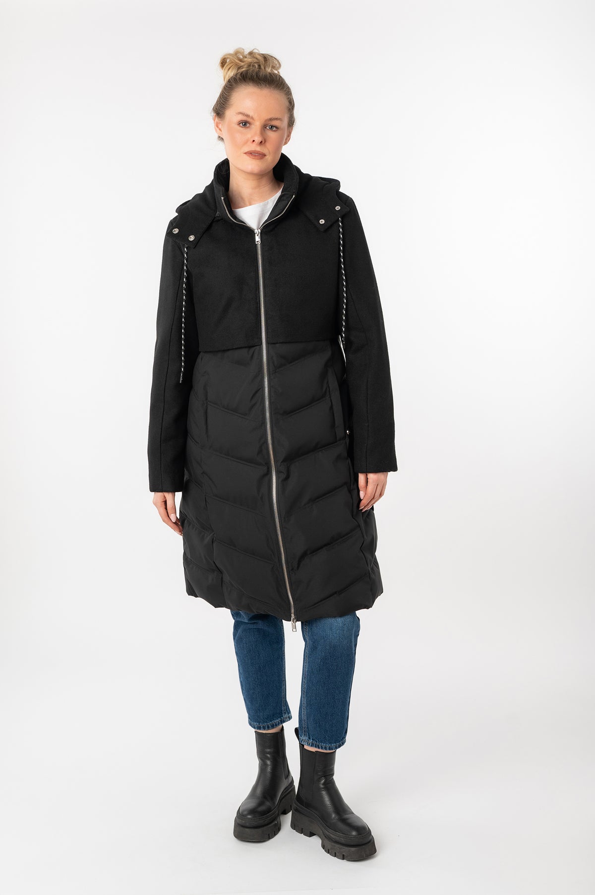Damen Mantel 2102-0025 black