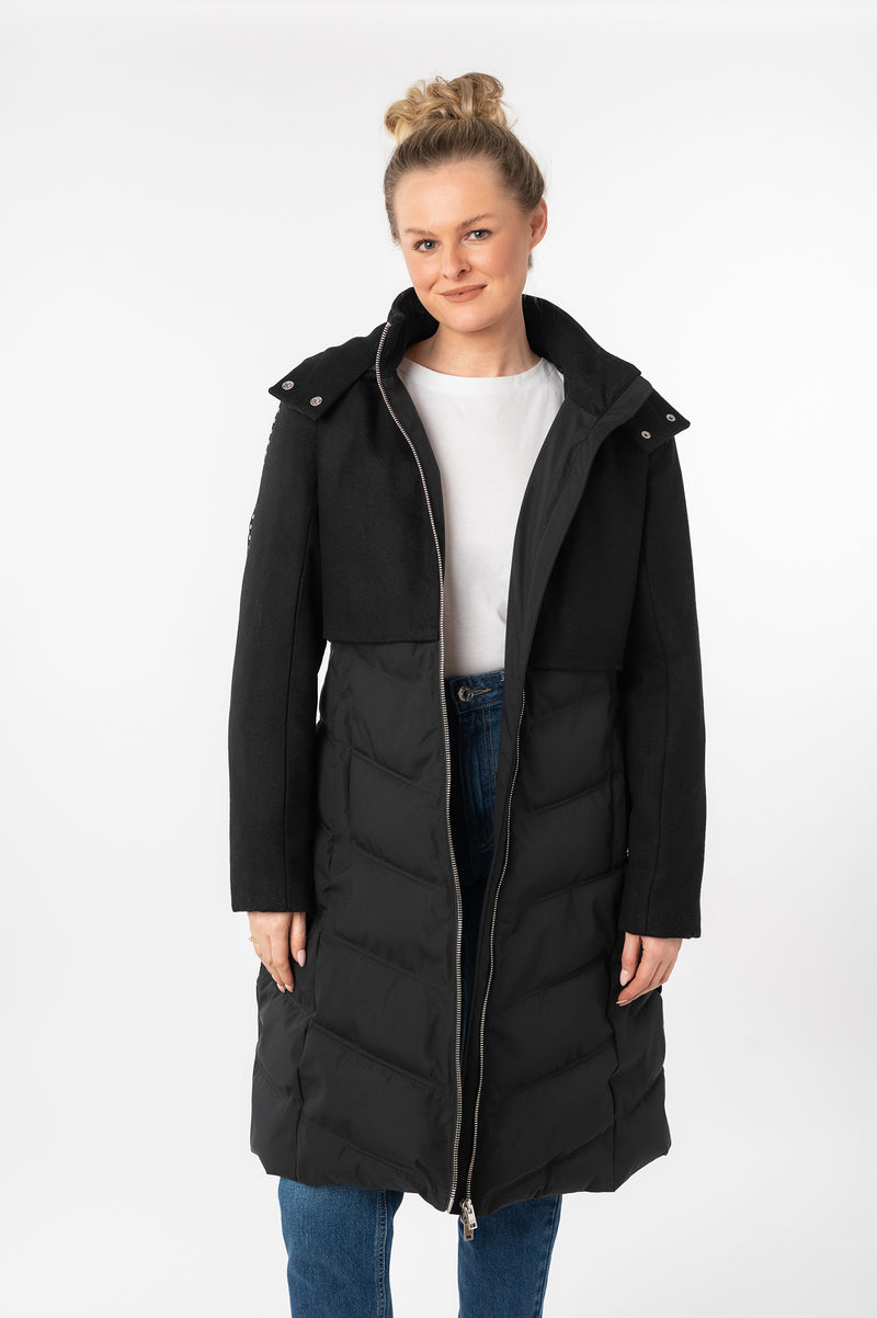 Damen Mantel 2102-0025 black
