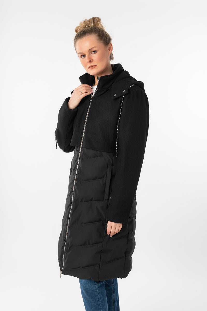 Damen Mantel 2102-0025 black