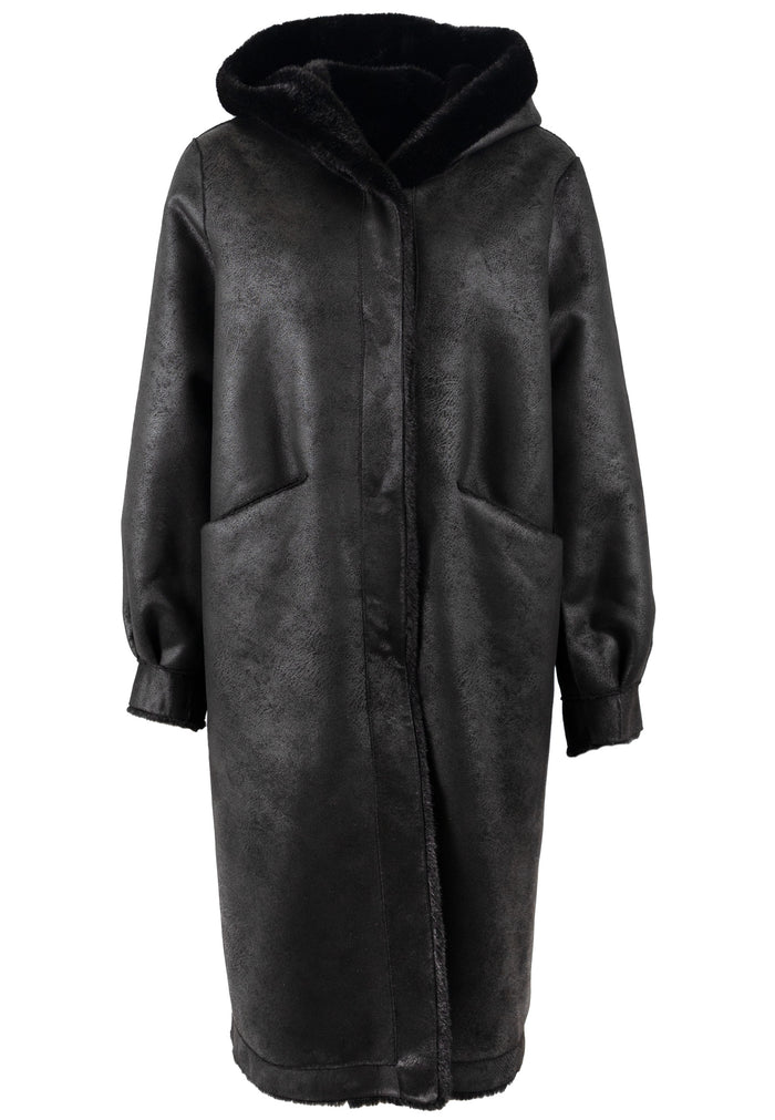 Damen Mantel 2102-0019 black