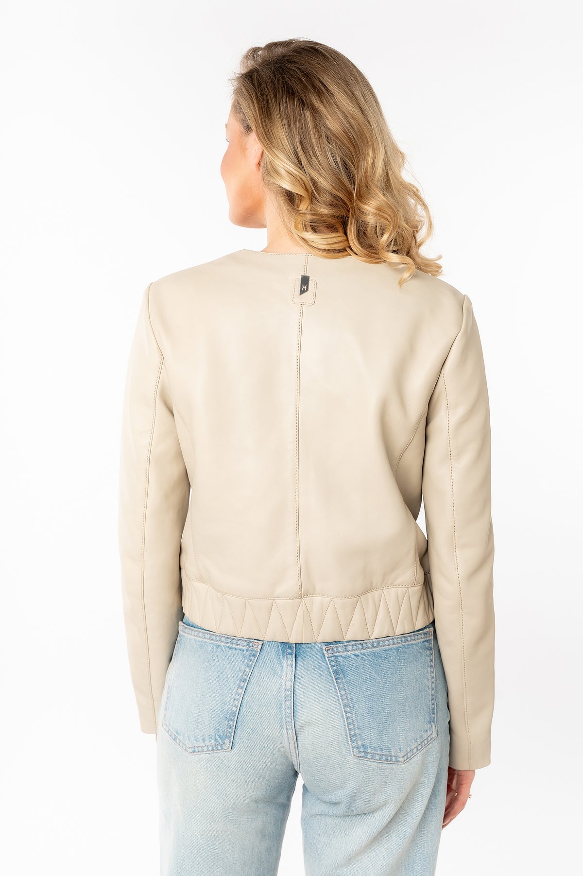 Lederjacke 3101-0044 almond