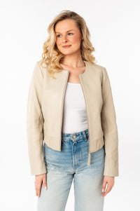 Lederjacke 3101-0044 almond