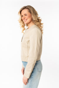 Lederjacke 3101-0044 almond