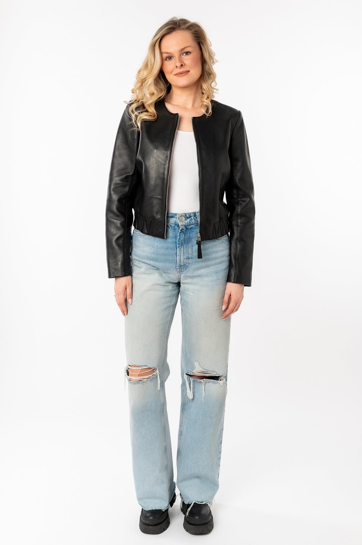 Lederjacke 3101-0044 black