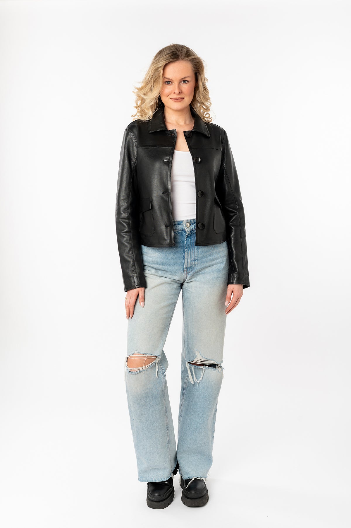 Lederjacke 3101-0052 black