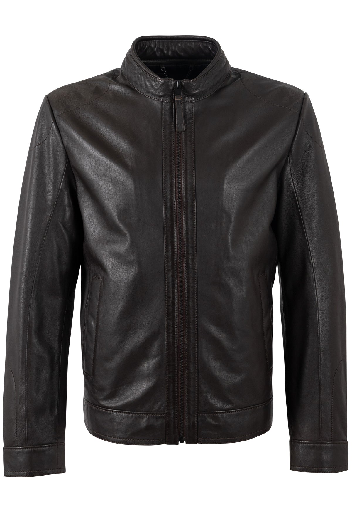 Lederjacke 3201-0027 dark brown