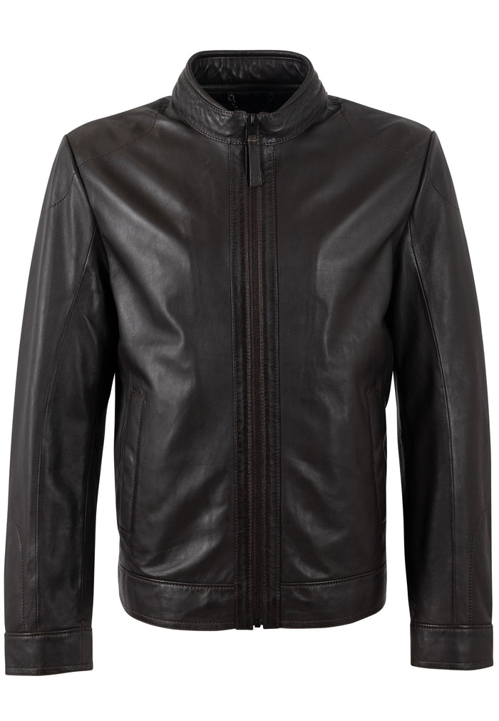 Lederjacke 3201-0027 dark brown